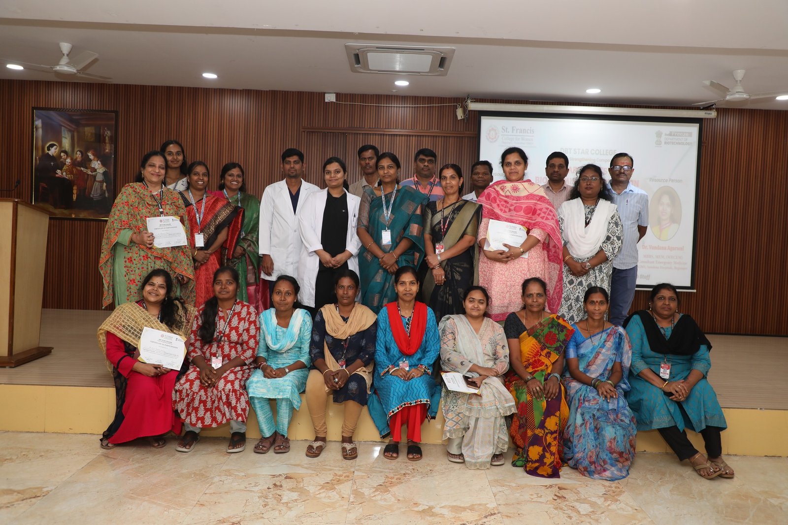 Training program on ‘Laboratory Safety & Quality: GLP, Food Hygiene & First-Aid'
