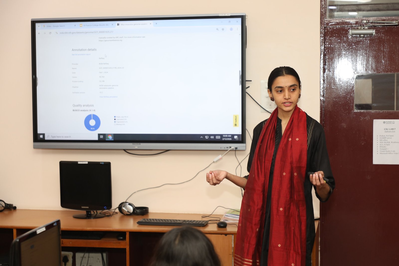 Workshop titled "Decoding Biological Sequences: Alignment and BLAST Basics"