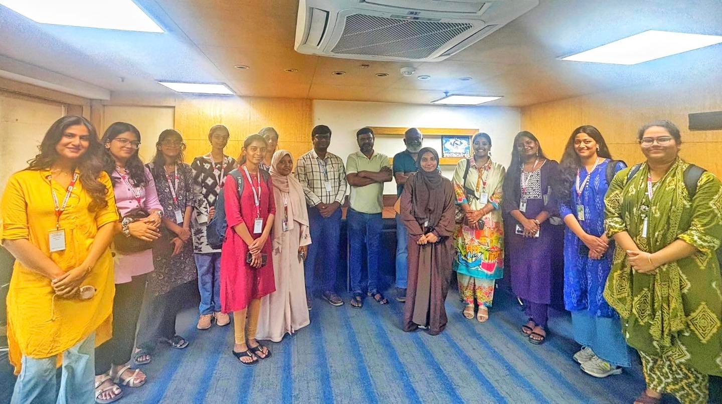 Field visit to Sakshi TV