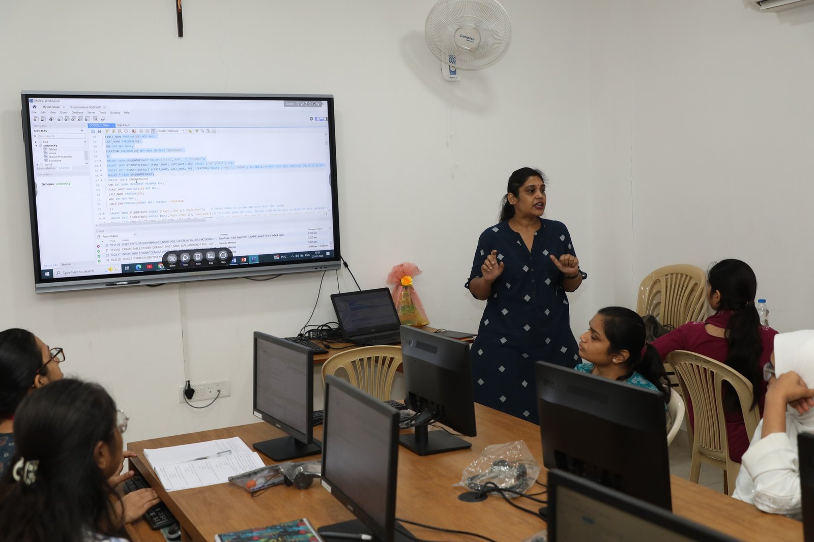 Workshop on ‘Database Development using MySQL’