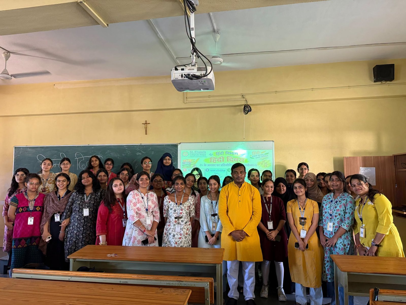 The Department of Hindi organised a series of competitions to commemorate Hindi Day.