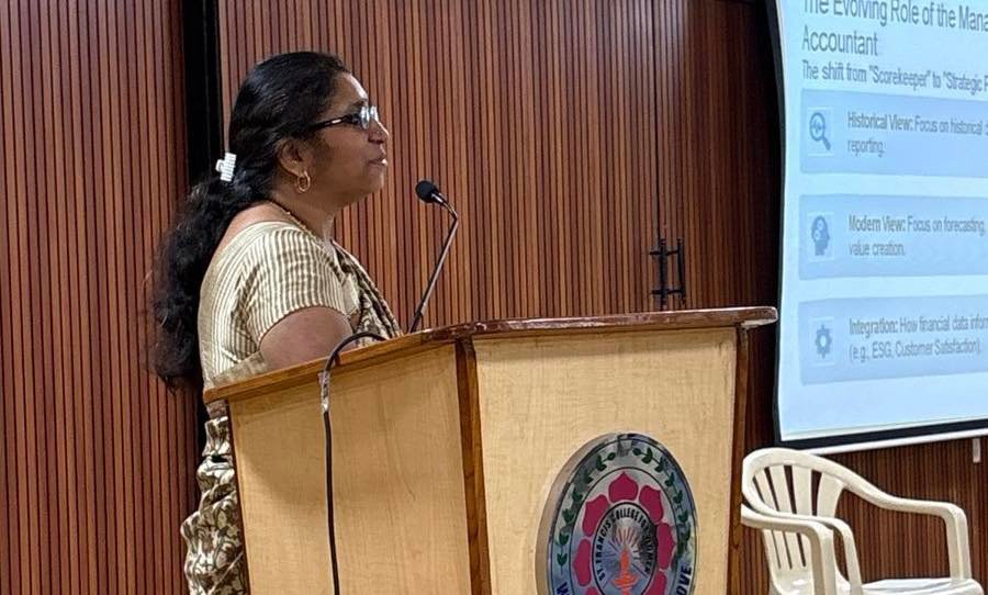 Guest lecture titled "Management Accounting as a Tool for Strategic Planning and Competitive Advantage"