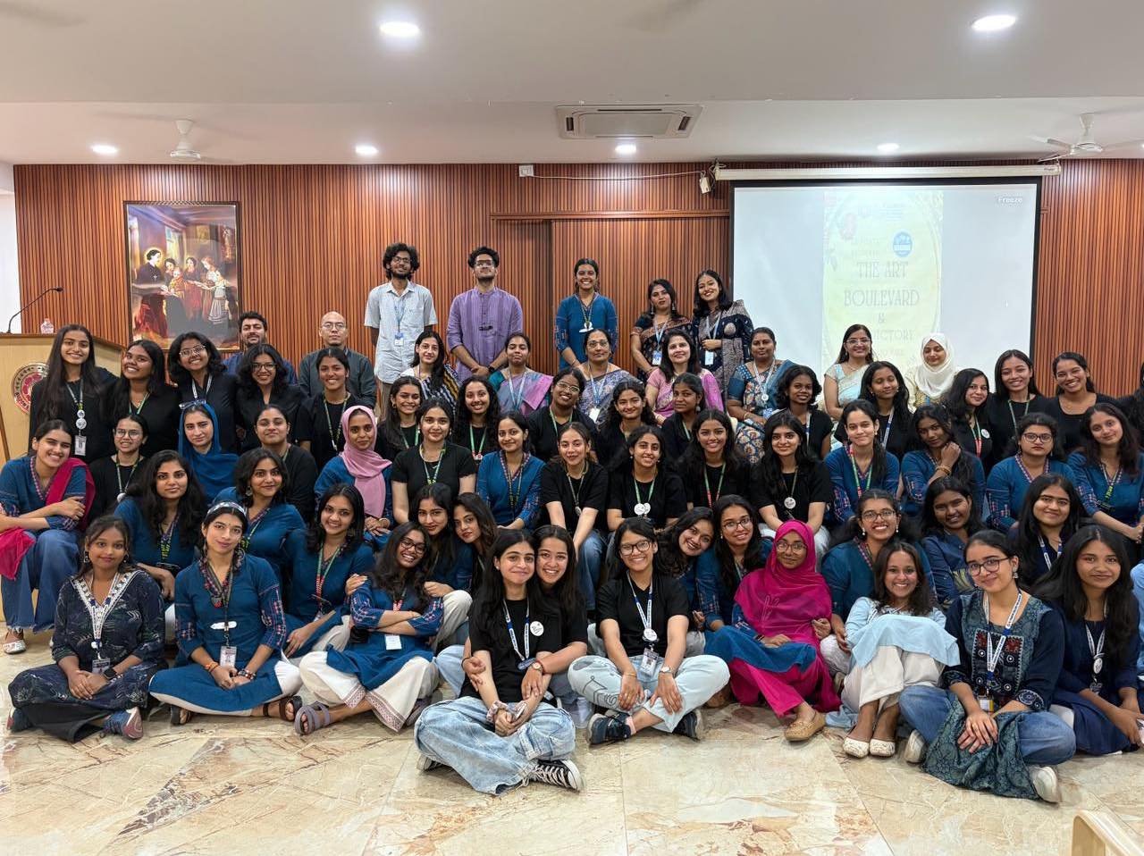 La Fiesta Club of the Department of English celebrated Art Boulevard and their club Valedictory.