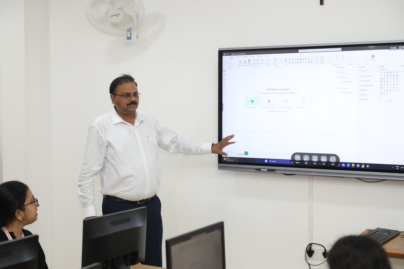 Workshop titled “Power BI – Transforming Data into Action”